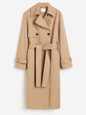 H&M Cotton Twill Trench Coat